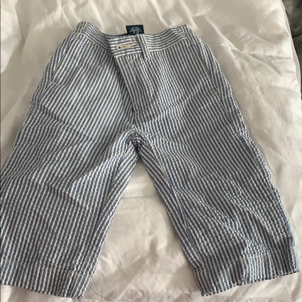 Polo by Ralph Lauren seer sucker pants.